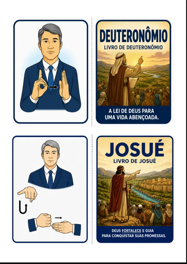 Imagens do jogo O Que É? — Velho Testamento em Libras