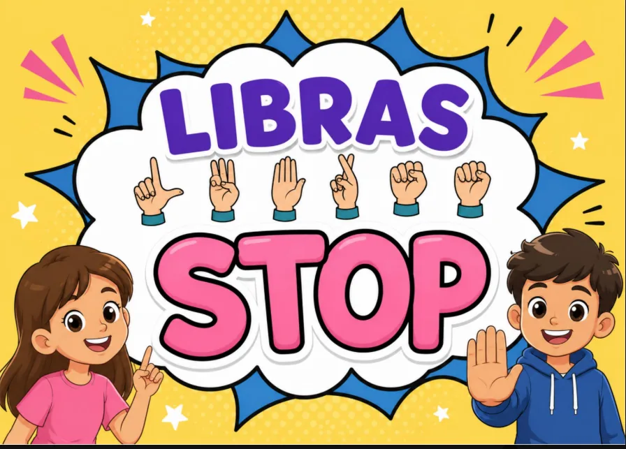 Exemplo do jogo Libras STOP